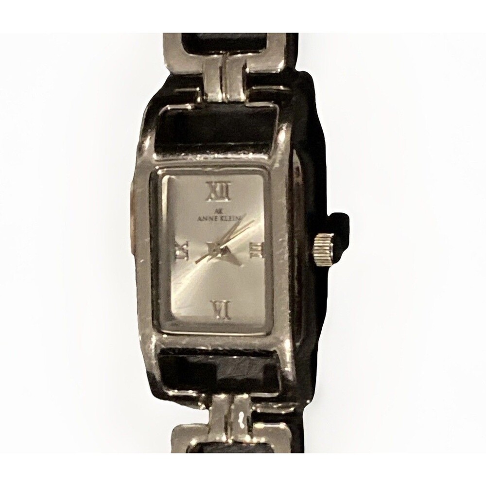 Anne Klein Silver tone 10/6733 - 3 Hand Quartz Analog Women's Watch New Battery